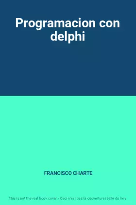 Couverture du produit · Programacion con delphi