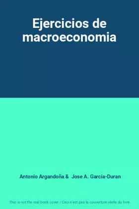 Couverture du produit · Ejercicios de macroeconomia