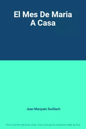 Couverture du produit · El Mes De Maria A Casa