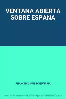 Couverture du produit · VENTANA ABIERTA SOBRE ESPANA