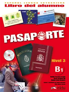 Couverture du produit · Pasaporte nivel 3 - Livre + CD