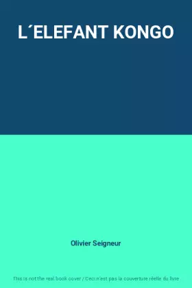 Couverture du produit · L´ELEFANT KONGO