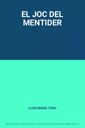 Couverture du produit · EL JOC DEL MENTIDER