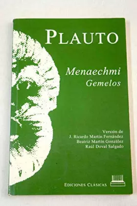 Couverture du produit · Menaechmi [ Livre importé d´Espagne ]