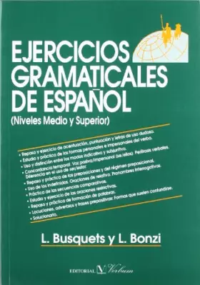 Couverture du produit · Ejercicios gramaticales de español (Cervantes)