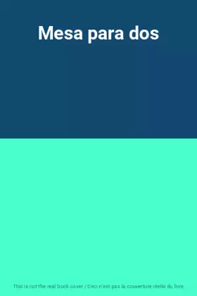 Couverture du produit · Mesa para dos