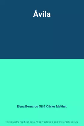 Couverture du produit · Ávila
