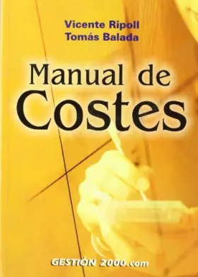 Couverture du produit · Manual de costes