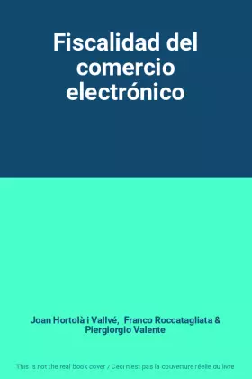 Couverture du produit · Fiscalidad del comercio electrónico