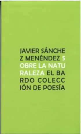 Couverture du produit · Sobre la naturaleza