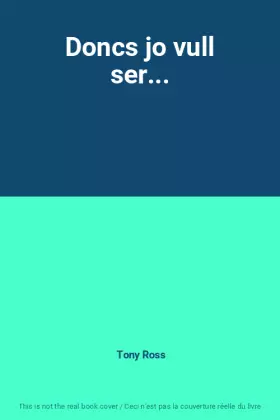 Couverture du produit · Doncs jo vull ser...