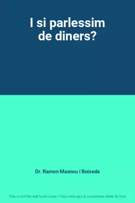 Couverture du produit · I si parlessim de diners?