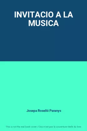 Couverture du produit · INVITACIO A LA MUSICA