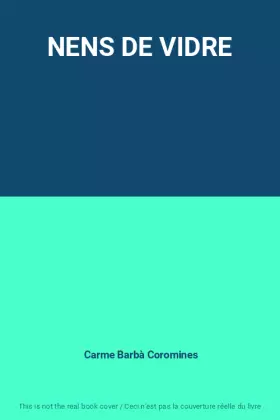 Couverture du produit · NENS DE VIDRE