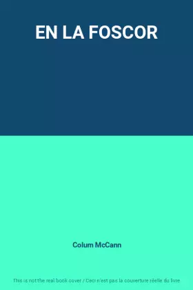 Couverture du produit · EN LA FOSCOR