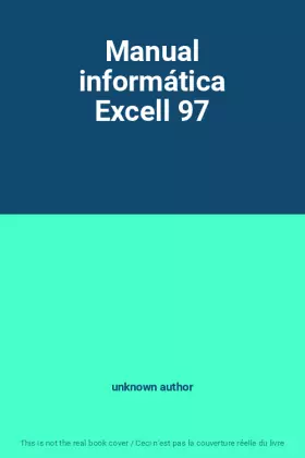 Couverture du produit · Manual informática Excell 97