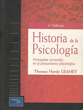 Couverture du produit · Historia De La Psicologia