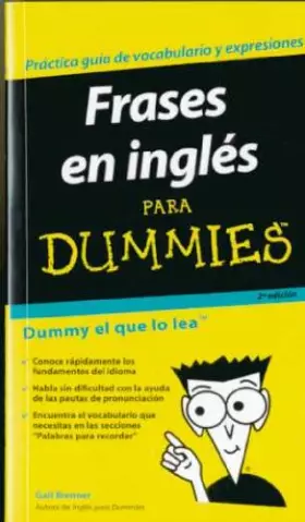 Couverture du produit · Frases en inglés para dummies
