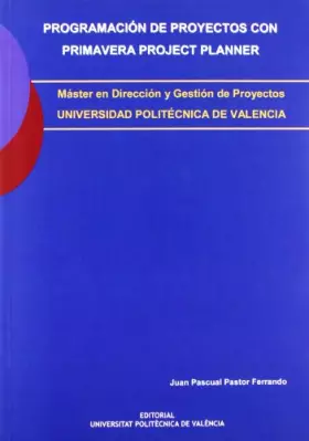 Couverture du produit · Programación de proyectos con Primera Project Planner (Académica)