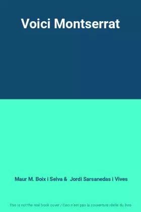 Couverture du produit · Voici Montserrat