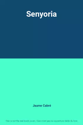 Couverture du produit · Senyoria