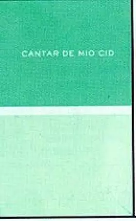 Couverture du produit · Cantar del Mio Cid