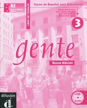 Couverture du produit · Gente 3 : Libro de trabajo (1CD audio)