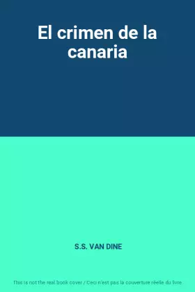 Couverture du produit · El crimen de la canaria