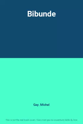 Couverture du produit · Bibunde