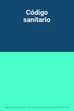 Couverture du produit · Código sanitario