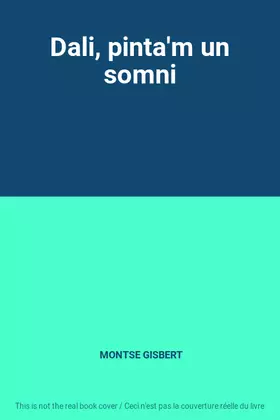 Couverture du produit · Dali, pinta'm un somni