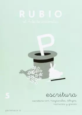 Couverture du produit · Cuadernos Rubio: Escritura 5
