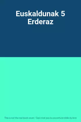 Couverture du produit · Euskaldunak 5 Erderaz