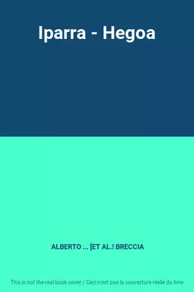 Couverture du produit · Iparra - Hegoa
