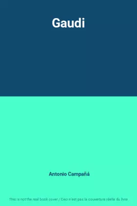 Couverture du produit · Gaudi