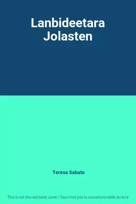 Couverture du produit · Lanbideetara Jolasten
