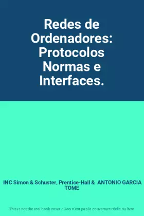 Couverture du produit · Redes de Ordenadores: Protocolos Normas e Interfaces.