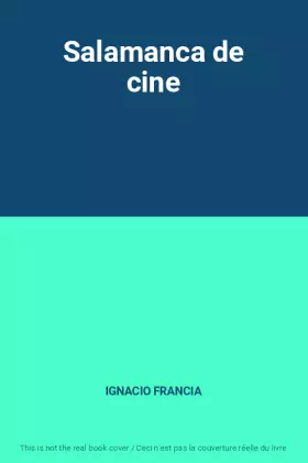 Couverture du produit · Salamanca de cine