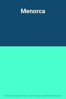 Couverture du produit · Menorca