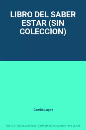 Couverture du produit · LIBRO DEL SABER ESTAR (SIN COLECCION)