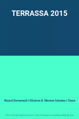 Couverture du produit · TERRASSA 2015