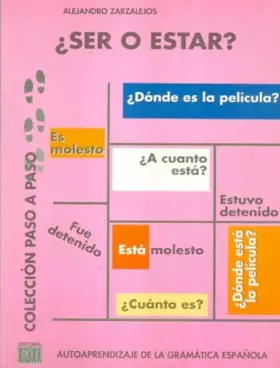 Couverture du produit · ¿Ser o estar? (Paso a Paso)