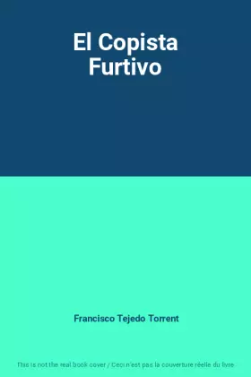 Couverture du produit · El Copista Furtivo