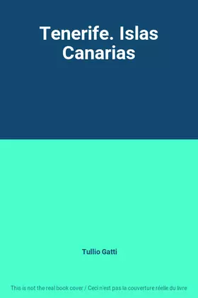 Couverture du produit · Tenerife. Islas Canarias