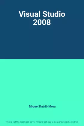 Couverture du produit · Visual Studio 2008