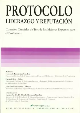 Couverture du produit · Protocolo, Liderazgo Y Reputacion