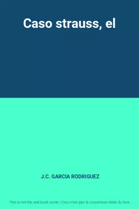 Couverture du produit · Caso strauss, el