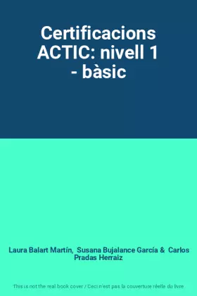 Couverture du produit · Certificacions ACTIC: nivell 1 - bàsic