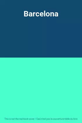Couverture du produit · Barcelona