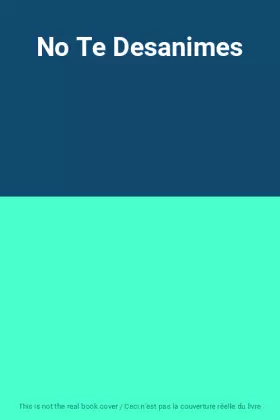 Couverture du produit · No Te Desanimes